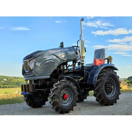 Мінітрактор TERRA FORCE 252XL із польським плугом, фрезою 140 см, подвійною гідравлікою, ціна, доставка